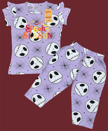 LAVENDER PRINT CAPRI SET