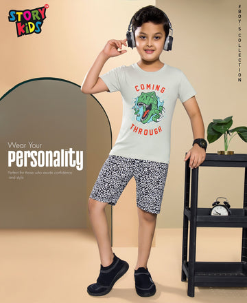 OFF WHITE TSHIRTS SHORTS SET