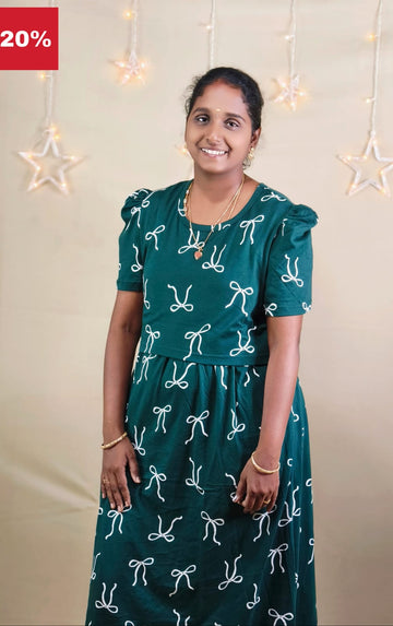 DARK GREEN ZIPLESS FEEDING MAXI