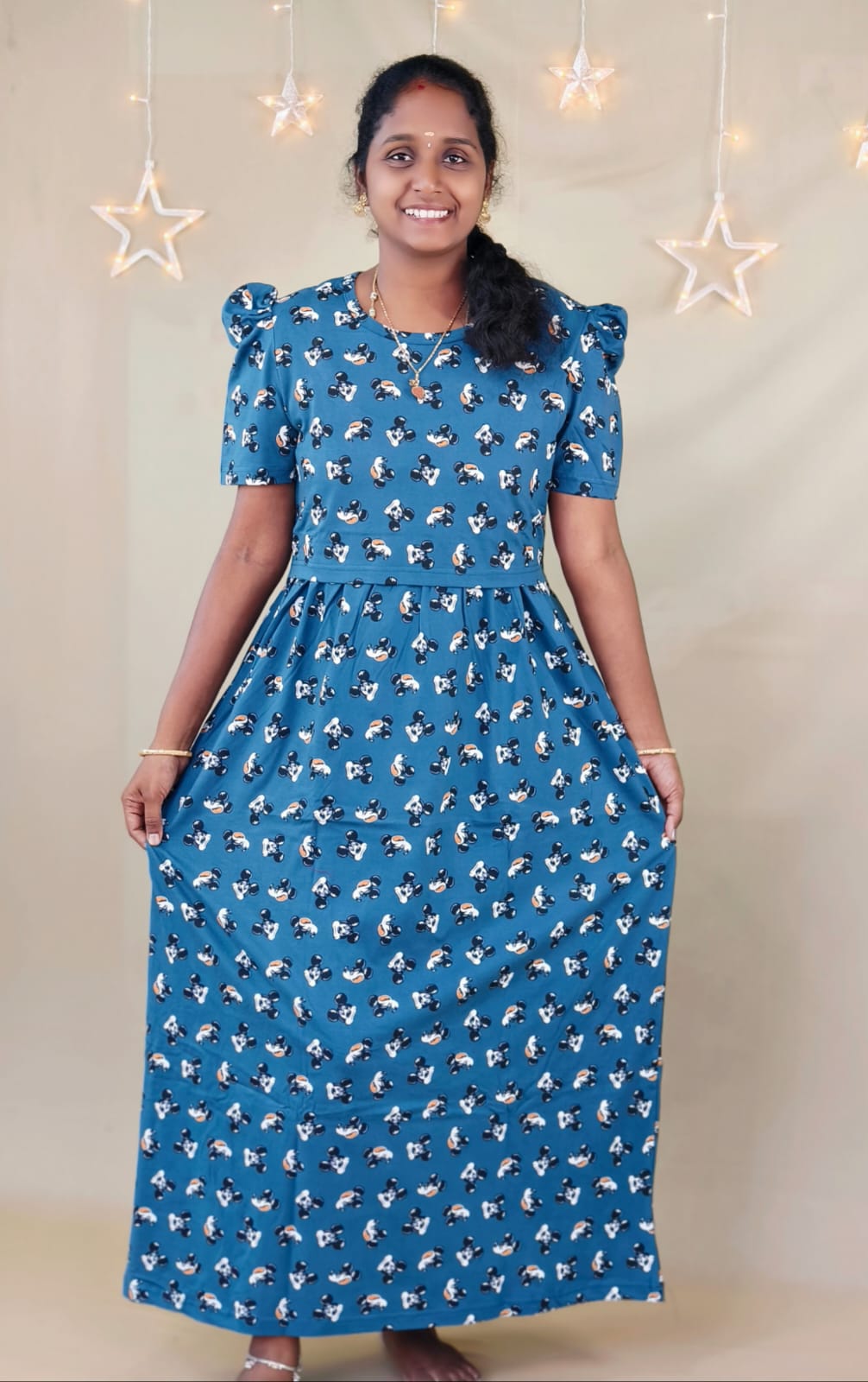 MICKEY BLUE PRINT ZIPLESS FEEDING MAXI