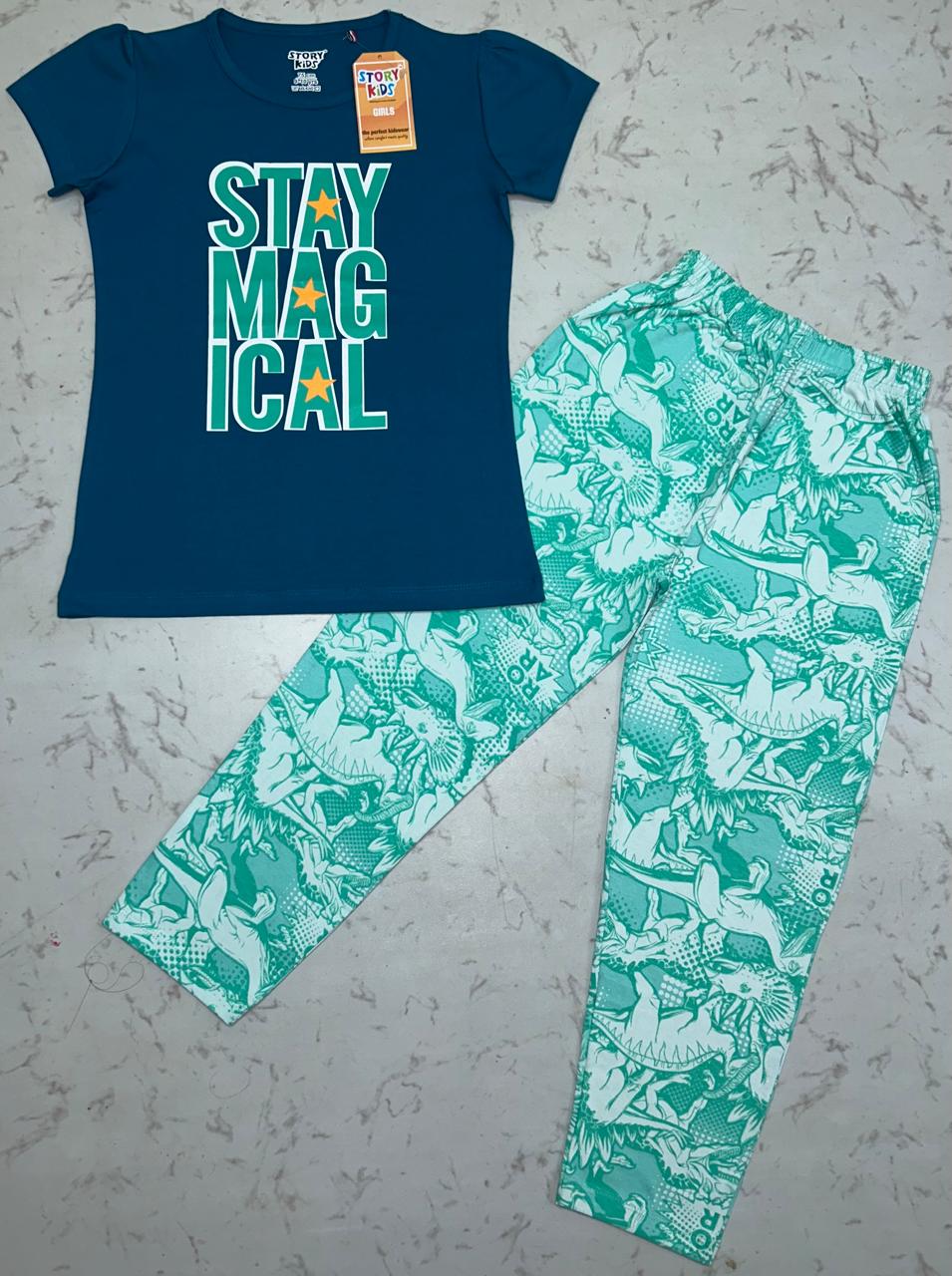 Ramar Green  print Pyjamas Set