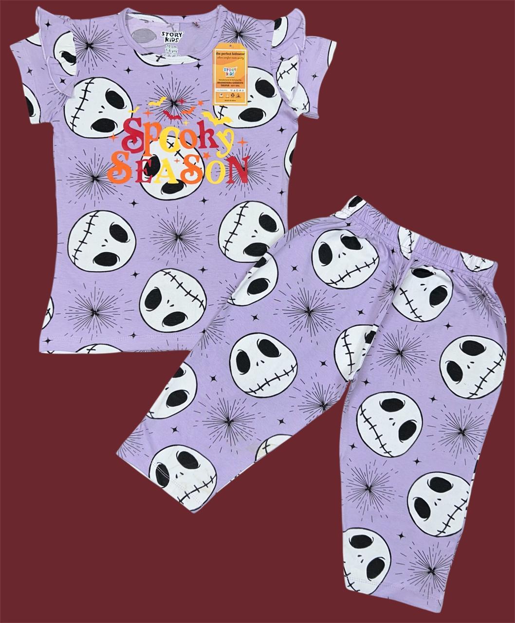 LAVENDER PRINT CAPRI SET