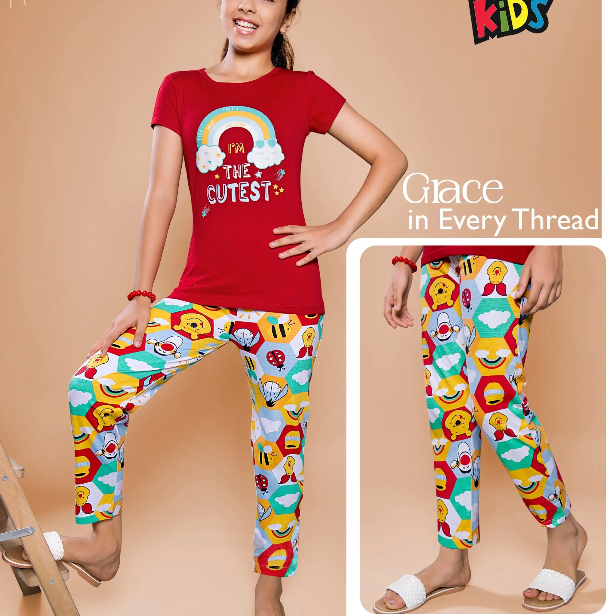 Bright Red Pyjamas Set