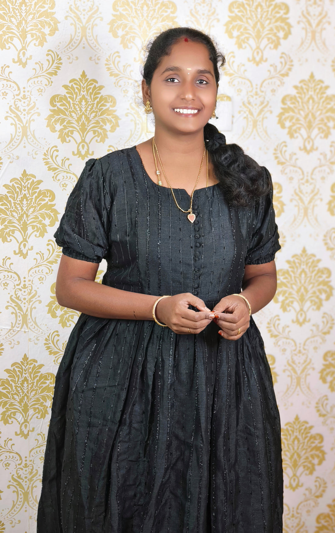 BLACK CASUAL WEAR MAXI