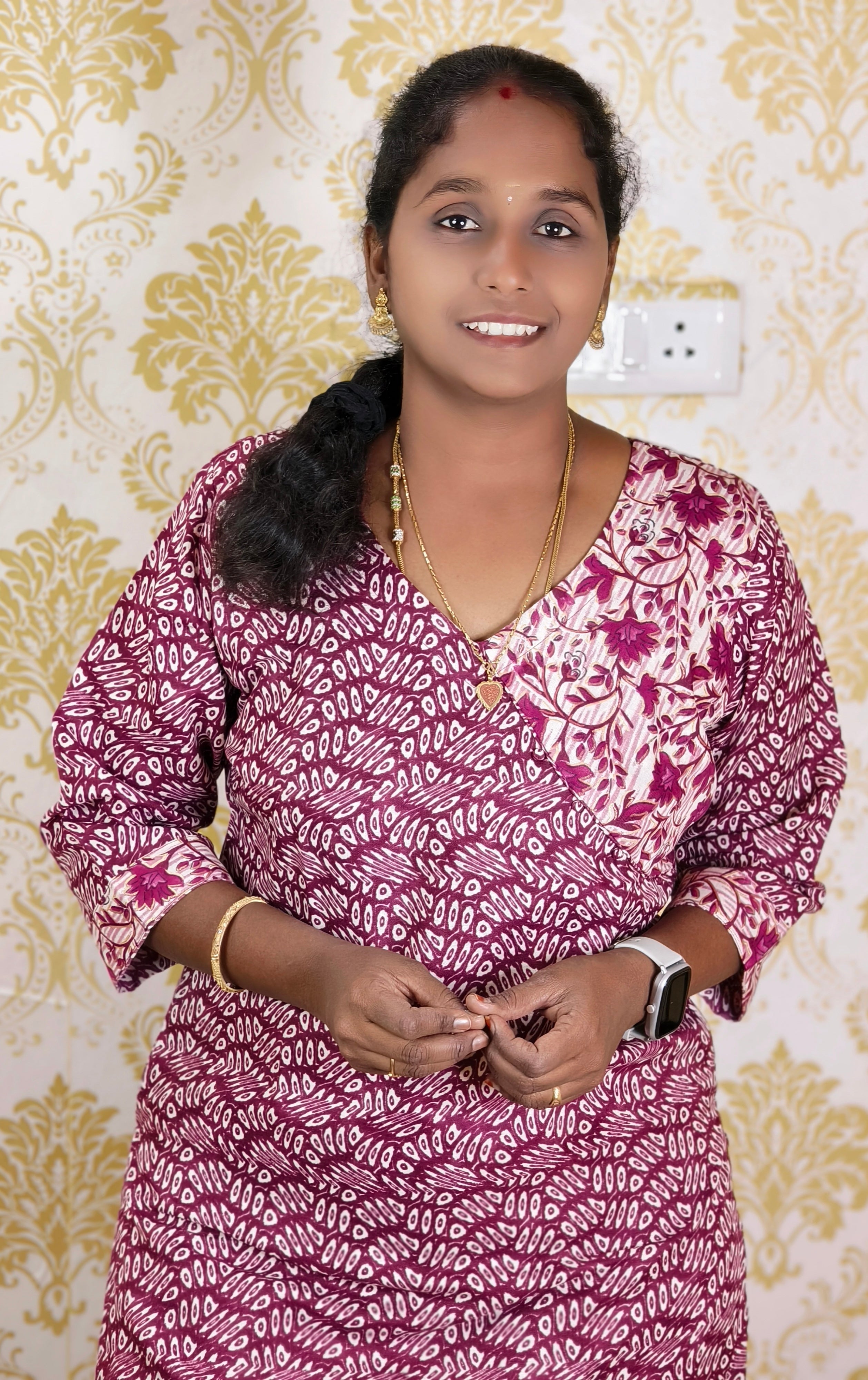 pink cotton kurti
