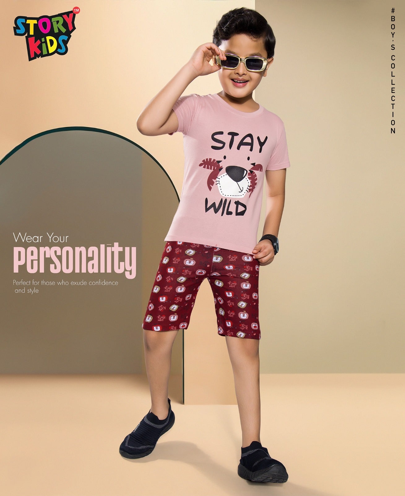 LITE PINK TSHIRTS SHORTS