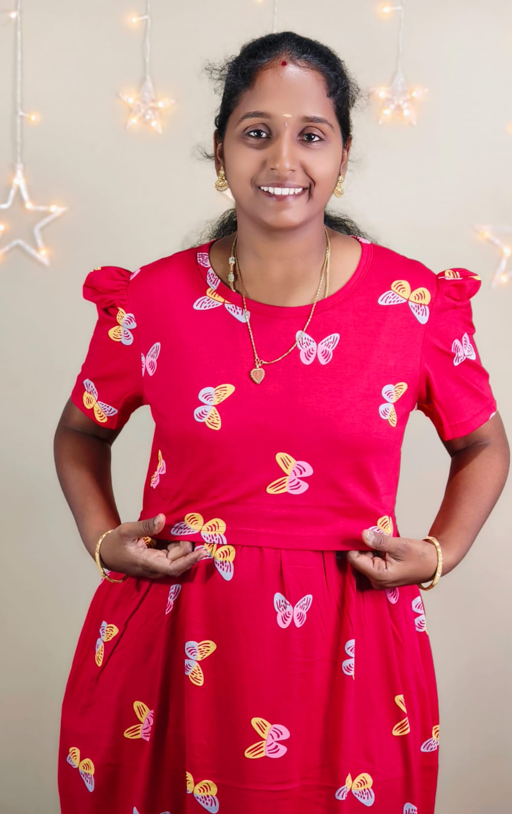 BRIGHT RED  ZIPLESS FEEDING WEAR