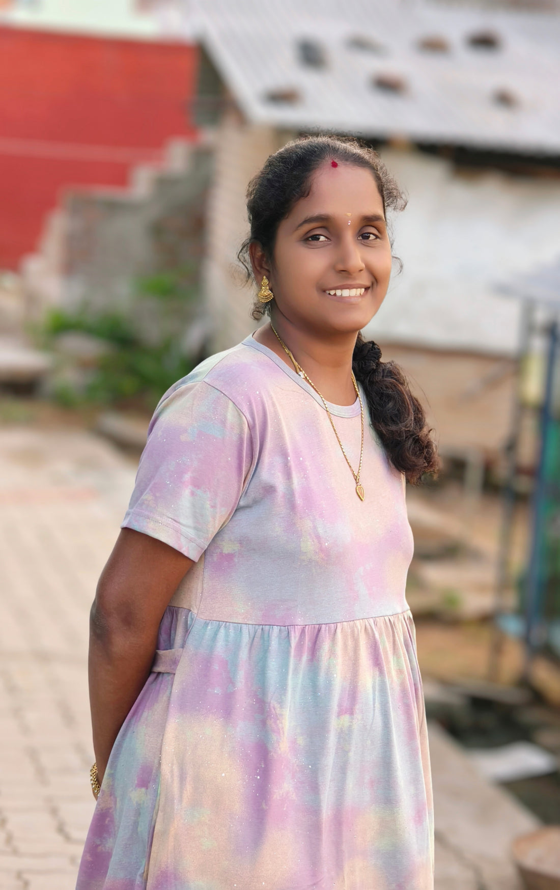 Dye and Tie glitter Non feeding maxi