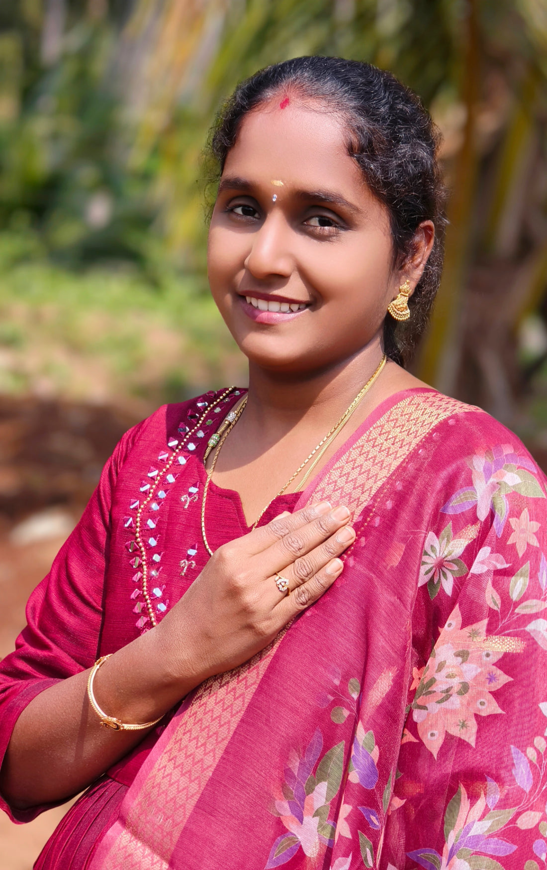 Maroon Salwar Set (vetican kurtis)