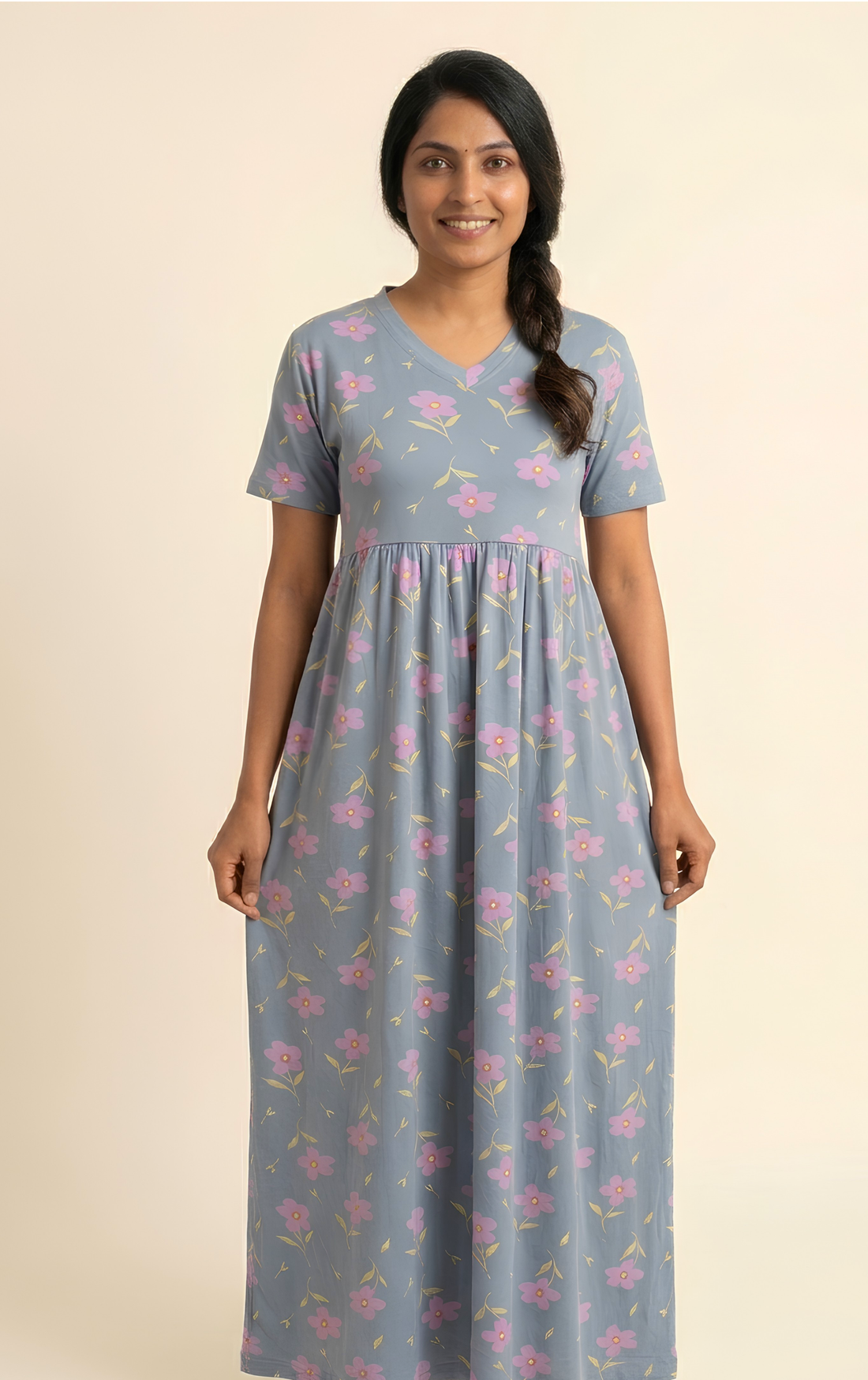 Azure Blossom Maxi