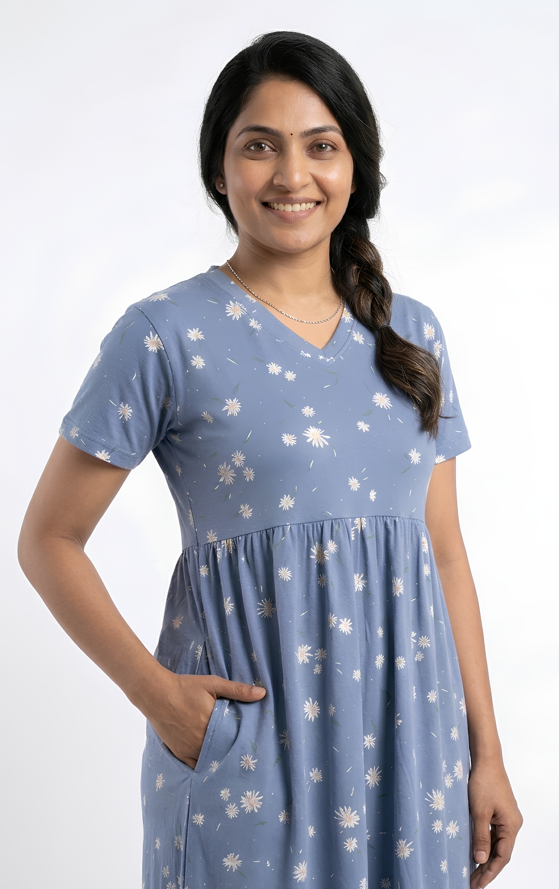 Blue floral