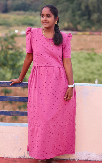 Dusty pink 🩷 Zipless feeding maxi
