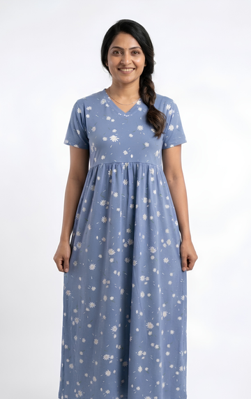 Blue floral
